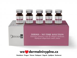 DERMA 2.0 NO TIME SOLUTION 5ml - Hydrolizovaný kolagen ve sterilních lahvičkách