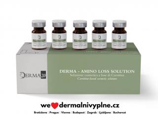 DERMA AMINO LOSS SOLUTION 10ml - Karnitin ve sterilních lahvičkách