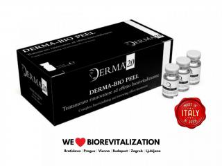 DERMA - BIO PEEL 5x5ml - Biorevitalizační peeling na obličej pro biorevitalizaci obličeje bez jehel