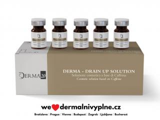 DERMA DRAIN UP SOLUTION 10ml - Kofein ve sterilních lahvičkách