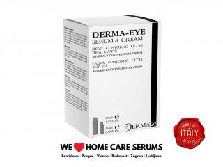 DERMA-EYE CREAM & SERUM - Krém proti vráskám na oční kontury a sérum proti tmavým kruhům