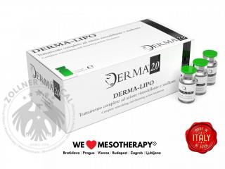 Derma Lipo Cocktail  5 x 10ml - Koktejl lipolytické mezoterapie na zeštíhlení