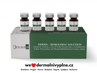 DERMA REMOLDING SOLUTION 10ml - Fosfatidylcholin + kyselina deoxycholová ve sterilních lahvičkách