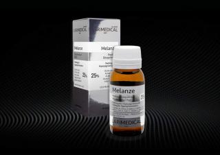 Melanze 25%, 60ml, Pro aktivní eliminaci buněk s větší pigmentaci, vyhlazuje tón pleti