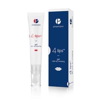 PHARMANN 4 LIPS GEL - Zklidňující gel pro zlepšení péče o rty po modelaci rtů 10ml