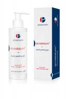 PHARMANN ACNELATUM FACIAL PEELING GEL - Čistící pleťový gel 200ml