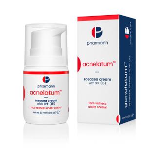 PHARMANN ACNELATUM ROSACEA CREAM WITH SPF15 - Krém proti rosacei 50ml