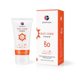 PHARMANN SUN CARE MINERAL SPF50 - Profesionální minerální ochranný krém před sluncem SPF50, 50ml