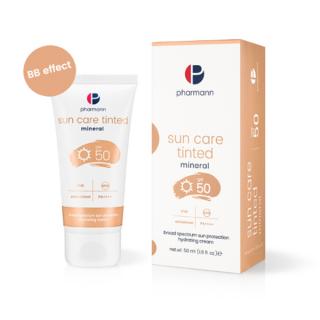 PHARMANN SUN CARE TINTED MINERAL SPF50 - Profesionální minerální BB tónovací ochranný krém před sluncem SPF50 50ml