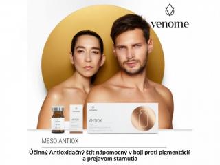 Venome Meso ANTIOX 5x5ML - Antioxidační ochrana nápomocná v boji proti pigmentaci a projevům stárnutí