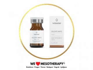 Venome Meso DELICATE WHITE 5ml - Působí proti hyperpigmentaci v obzvlášť jemných intimních zónách, jedinečná sada účinných látek