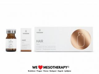 Venome MESO HAIR 5x5ML - Perfektní složení pro posílení slabých a jemných vlasů, zlepšení jejich kvality, hydratace, doplnění vitamínů a minimalizace…