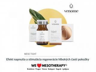 Venome Meso TIGHT 5x5 ml - Efekt napnutí a stimulace regenerace hlubokých částí pokožky se spoustou účinných látek