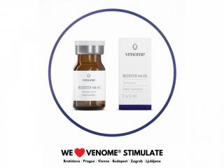 Venome Stimulate BOOSTER HA 6% 5ml - Jedinečná kúra, účinná revitalizace pro všechny věkové skupiny. Silná hydratace a vyhlazení pokožky