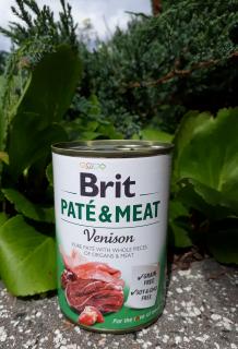 Brit Dog Paté  Meat Venison 400g (Brit)