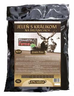 Jelen s králíkem na brusinkách 4kg (Slovakia farma)