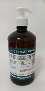 Olej z tresčích jater 0,5l (Zeus)