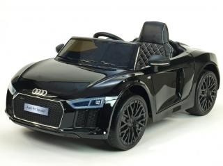 Dětské elektrické auto Audi R8 Spyder, lakované černé