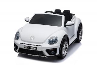 Dětské elektrické auto Volkswagen Beetle Dune cabrio, bílý