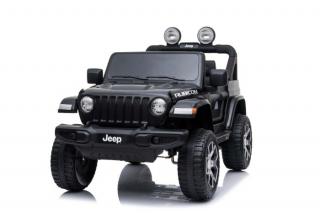 Dětský elektrický džíp Wrangler Rubicon, 4x4, černý