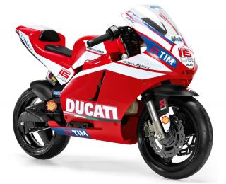 Elektrická motorka Ducati GP, červená