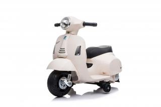 Elektrická motorka Vespa GTS, bílá