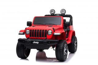 Elektrické autíčko Jeep Wrangler 4x4, červené