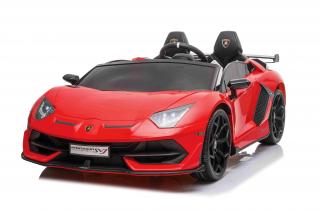 Elektrické autíčko Lamborghini Aventador dvoumístné, červené