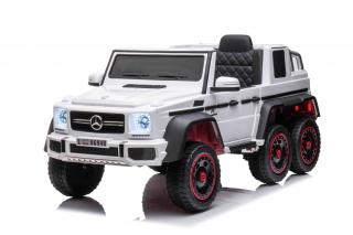 Elektrické autíčko Mercedes-Benz G63 AMG 6X6, bílé