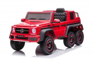 Elektrické autíčko Mercedes-Benz G63 AMG 6X6, červené