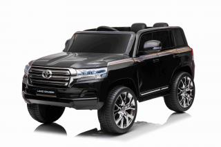 Elektrické autíčko Toyota Landcruiser 12V, černé