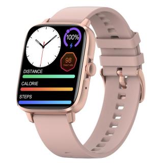 Chytré hodinky Lige DT102 Pro / rose-gold / NFC, GPS / BT hovory