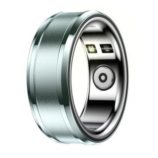 Chytrý prsten EQ Ring R3 / slitina titanu a oceli / matná kovová zelená Velikost: 10 (vnitřní průměr 18mm)