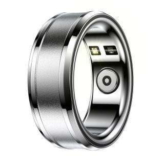 Chytrý prsten EQ Ring R3 / slitina titanu a oceli / stříbrný Velikost: 10 (vnitřní průměr 18mm)