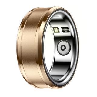 Chytrý prsten EQ Ring R3 / slitina titanu a oceli / zlatý Velikost: 10 (vnitřní průměr 18mm)