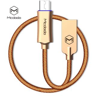 Mcdodo rychlonabíjecí a datový kabel USB/Micro USB / délka 1m / Gold