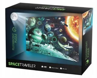 Fluorescenční puzzle Space Traveler