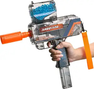 Gel Blaster Gun LED UZI - pistole na pěnové náboje NEBO gelové kuličky Barva: Šedá