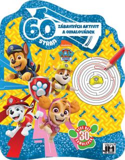 Sešit 60 aktivit Tlapková Patrola (Paw Patrol) set se samolepkami