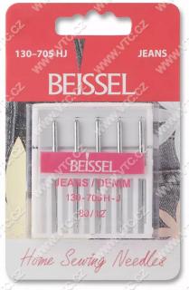 BEISSEL Jehly strojové 705 H DENIM 100 (5ks)