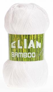 Pletací příze Elian Bamboo 208 - bílá