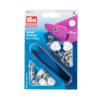 PRYM Knoflík stiskací JERSEY 12 mm - černý