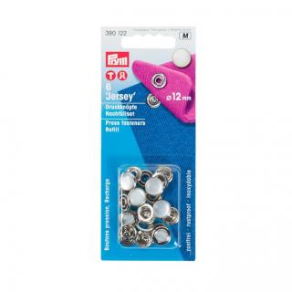 PRYM Knoflík stiskací JERSEY 12 mm - perleťový (náhradní)