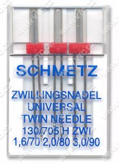 SCHMETZ Dvojjehla 705 H-ZWI Assortiment