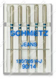 SCHMETZ Jehly strojové 705 H JEANS 90 (5ks)