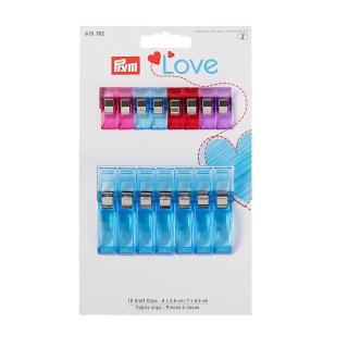 Svorky na textil 2,6+5,5 cm PRYM LOVE (Svorky na textil 2,6+5,5 cm PRYM LOVE - 39717)