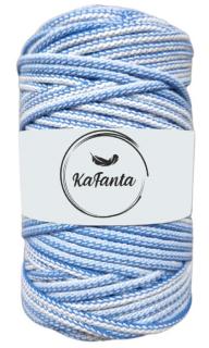 Bavlněná šňůra KaFanta 5 mm - blue mix