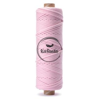 Bavlněná šňůra KaFanta 5 mm PREMIUM - baby pink