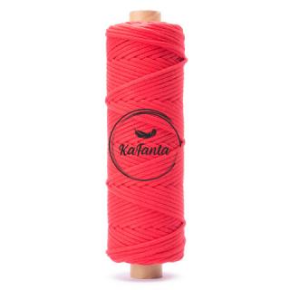 Bavlněná šňůra KaFanta 5 mm PREMIUM - classic red