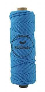 Bavlněná šňůra KaFanta 5 mm PREMIUM - ocean blue